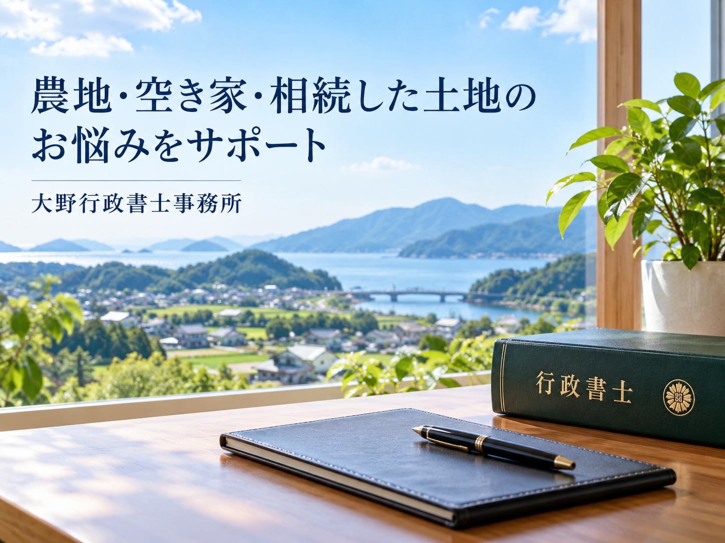 農地・空き家・相続した土地のお悩みをサポート 大野行政書士事務所